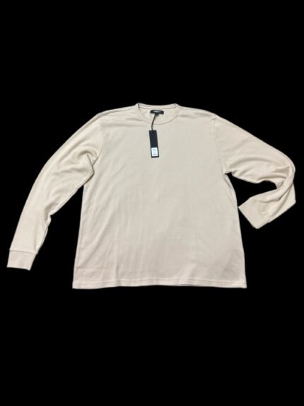 Manga larga crema con tela relieve NovaMen